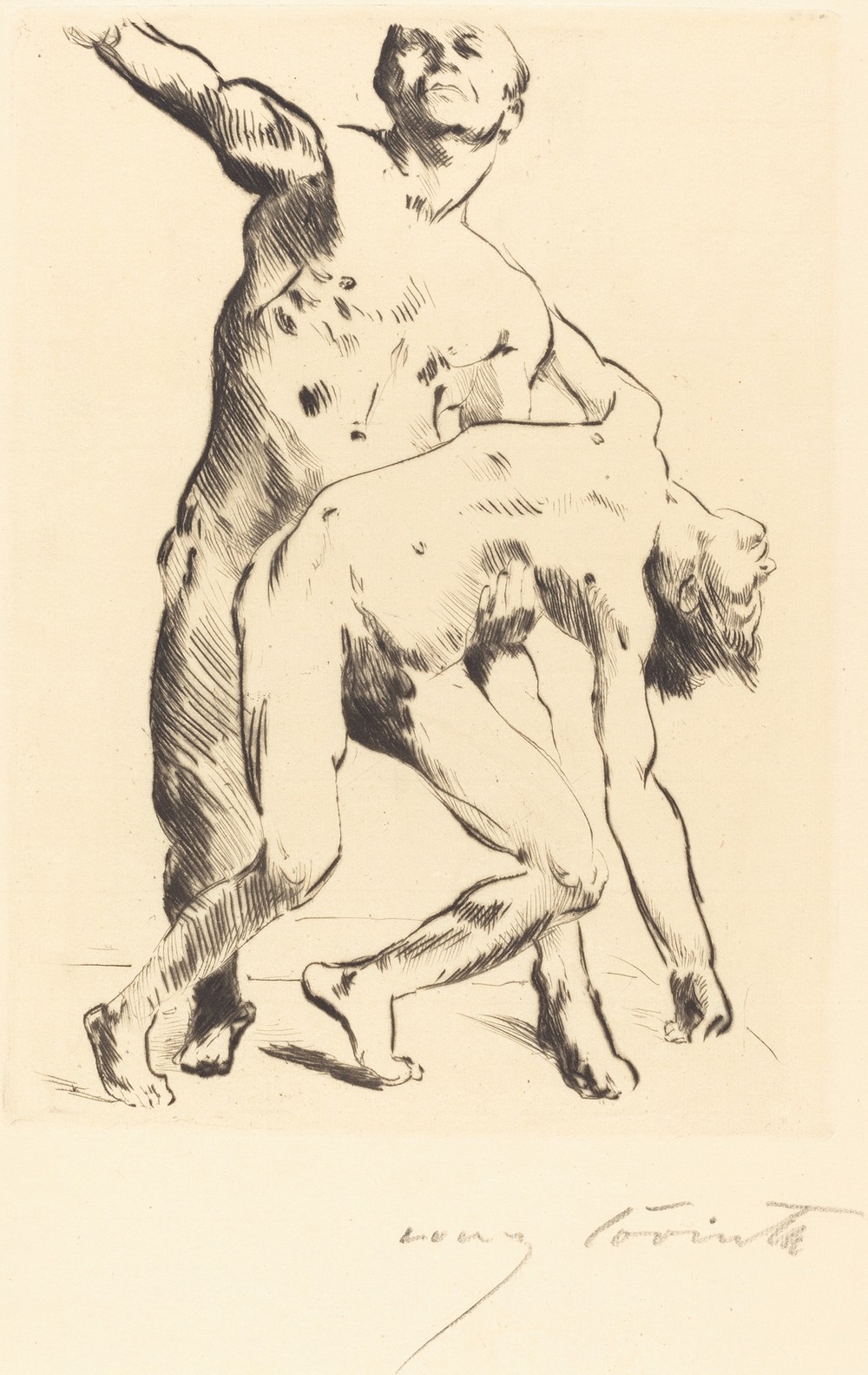 Odysseus and the Suitor (Odysseus und die Freier)