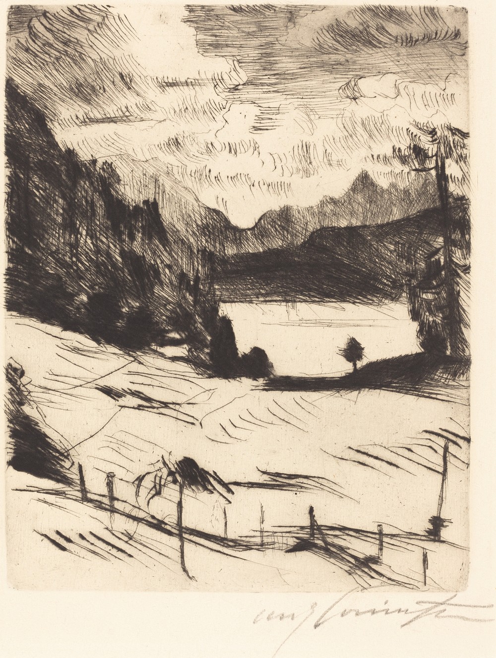 On the Walchen Sea (Am Walchensee)