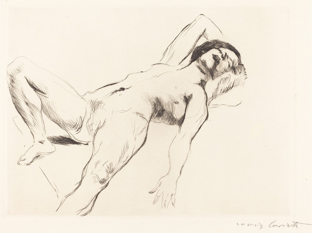 Reclining Female Nude – I (Liegender Weiblicher Akt I)