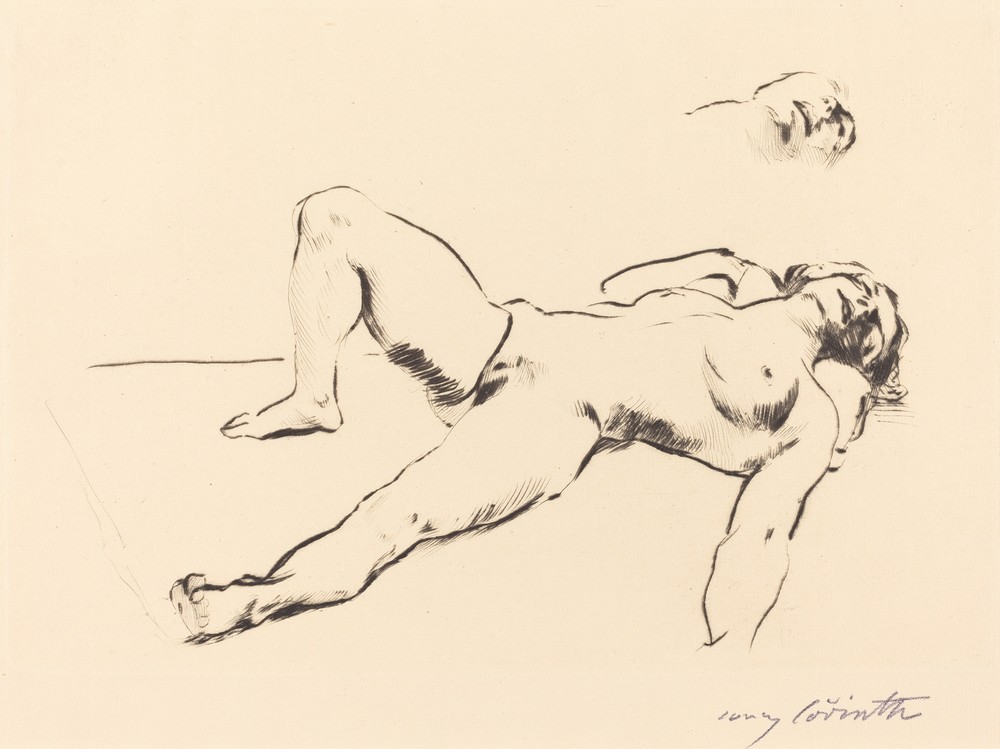 Reclining Female Nude – II (Liegender Weiblicher Akt II)