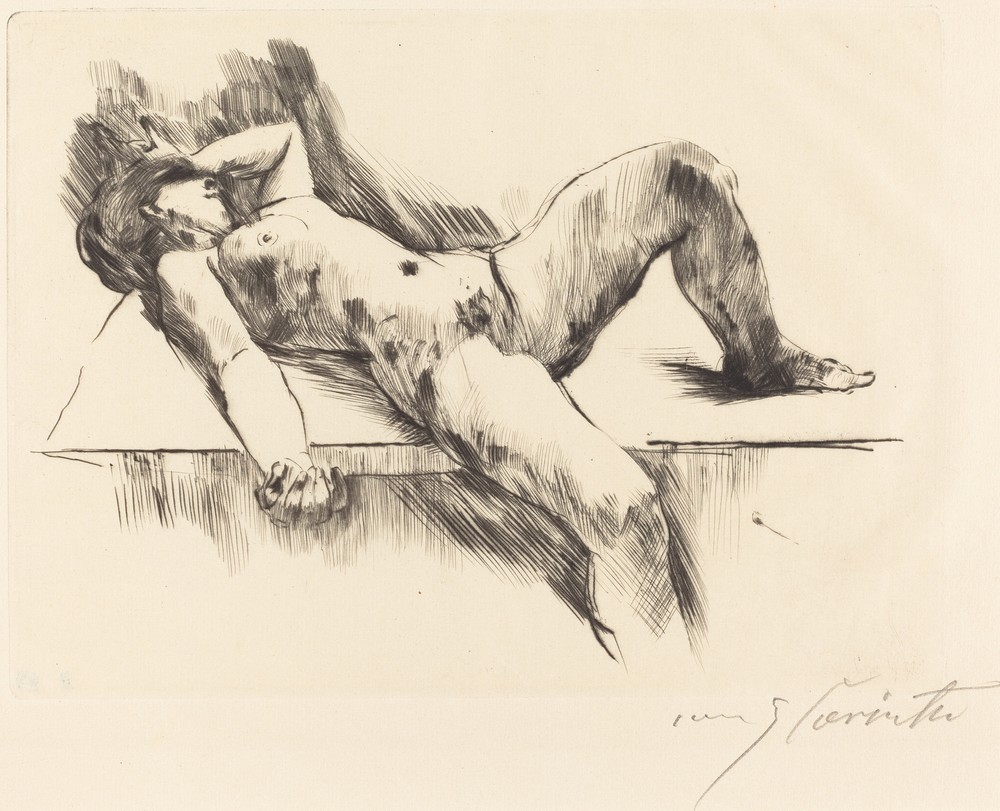 Reclining Female Nude – III (Liegender Weiblicher Akt III)