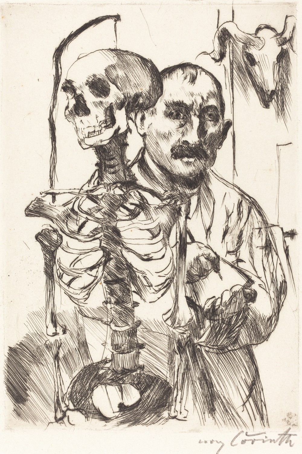 The Artist and Death – II (Der Künstler und der Tod II)
