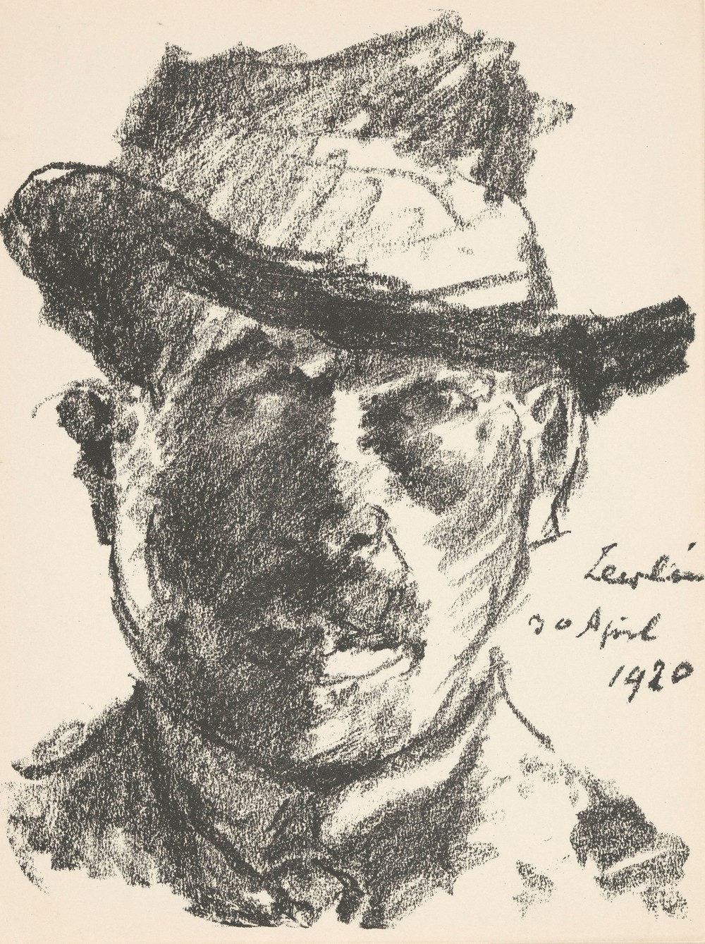 Zelfportret Lovis Corinth