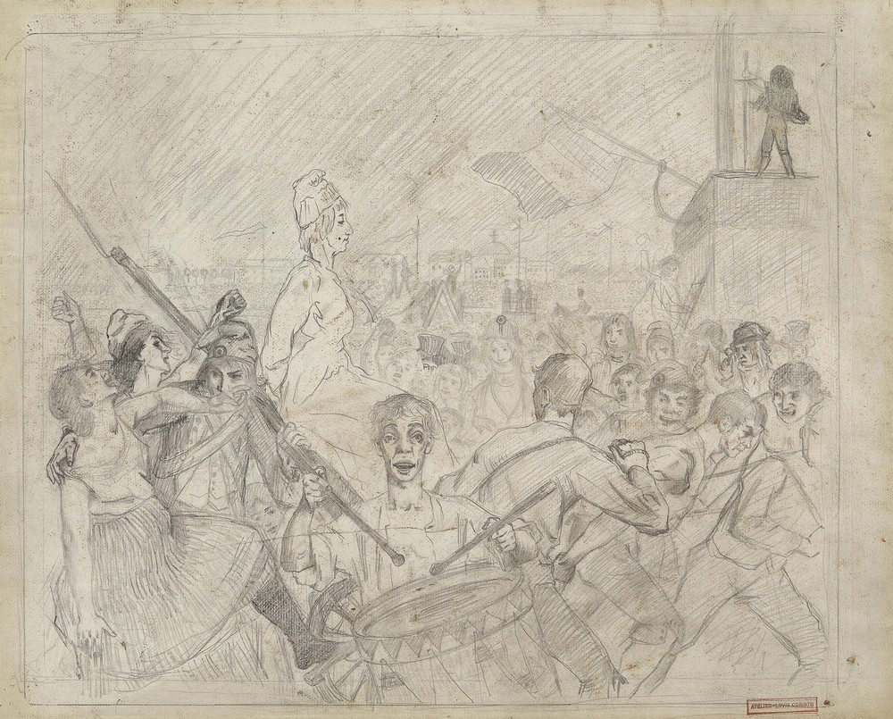 Marie Antoinette Vorzeichnung