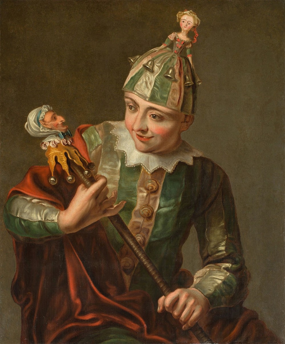 Jeune garçon en costume de folie