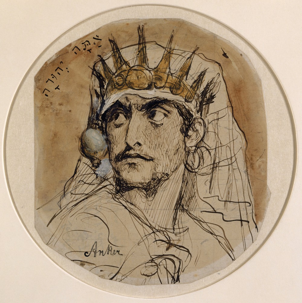 Kopf eines jüdischen Königs (David)