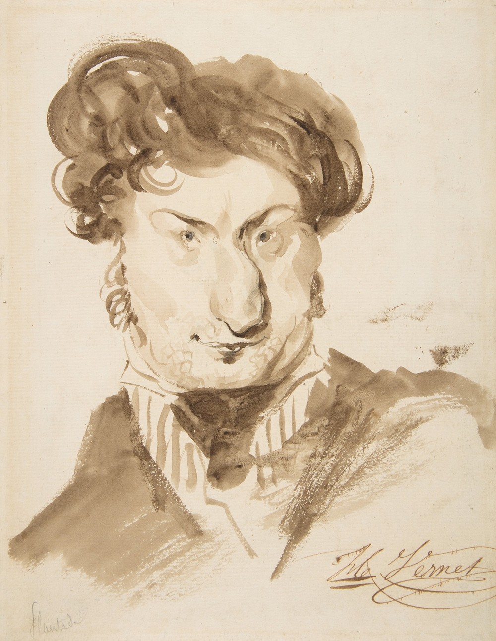 Caricature of Charles-Henri Plantade (19th century)