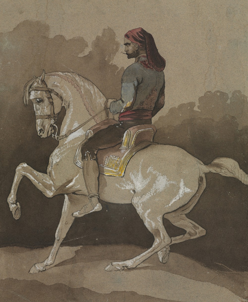 Arab on Horseback (1800s)