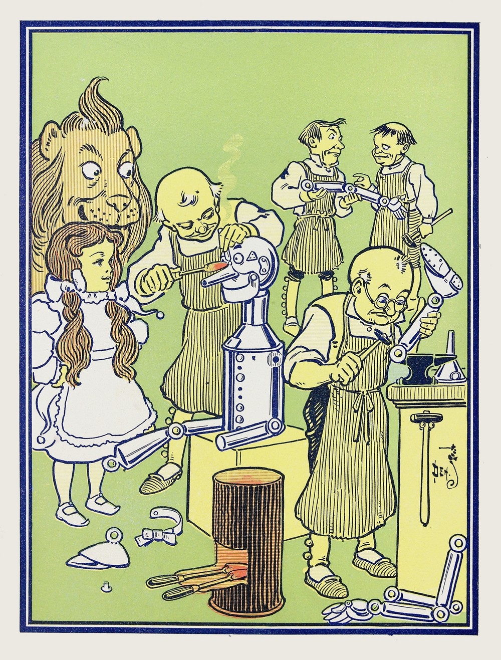 The Tinsmiths worked for three days and four nights