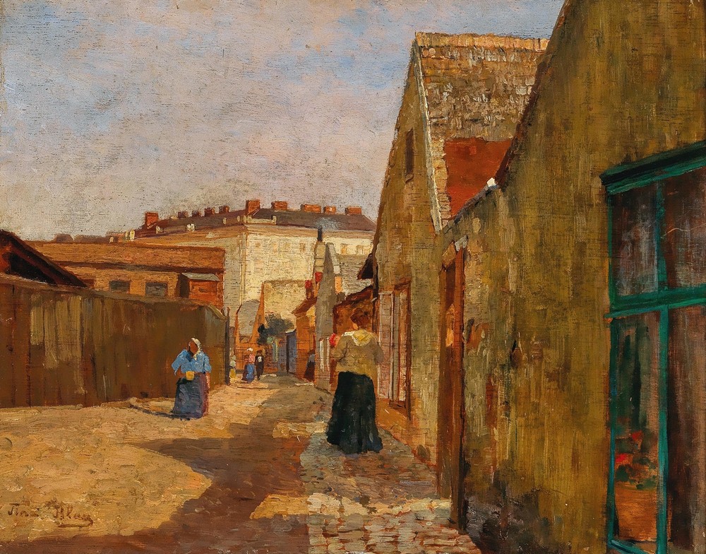 A Dead-End Street in Vienna-Erdberg