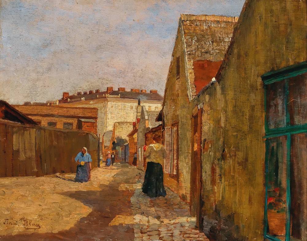 A Dead-End Street in Vienna-Erdberg