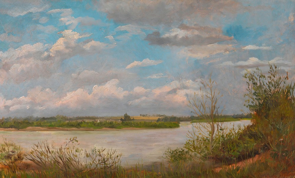 Donaulandschaft (ca. 1865)
