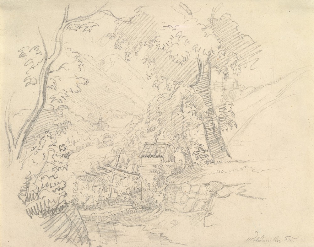 Landscape with a View in a Valley