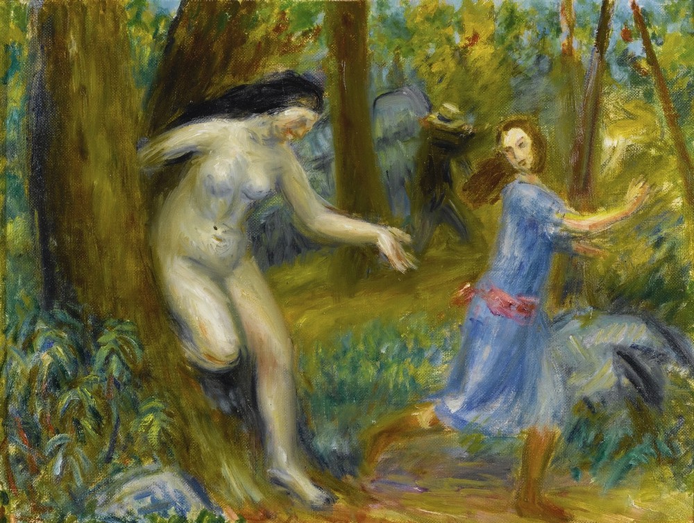 Nymphet Series, with Man (circa 1917)