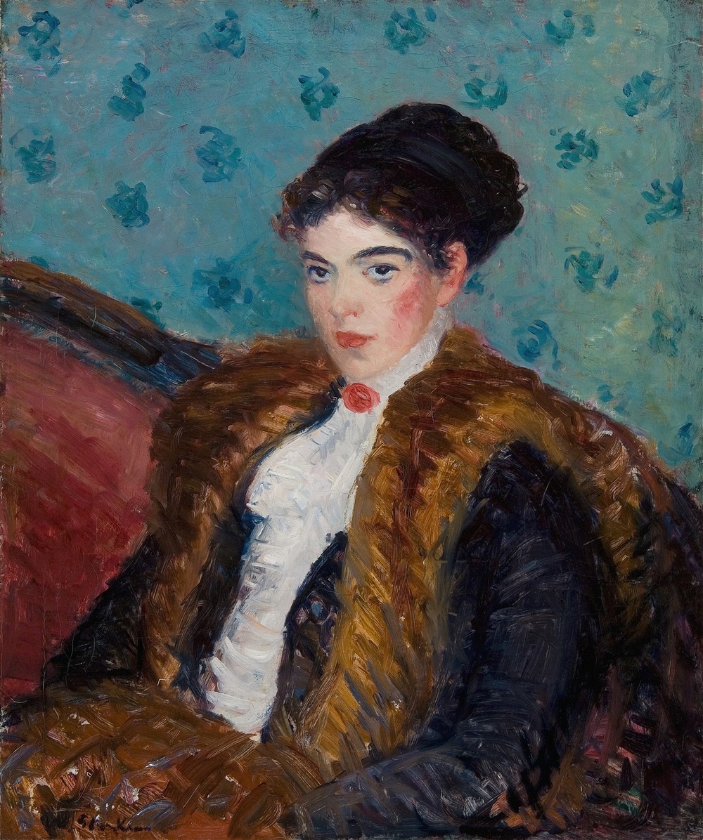 Girl with Fox Furs (c. 1909)
