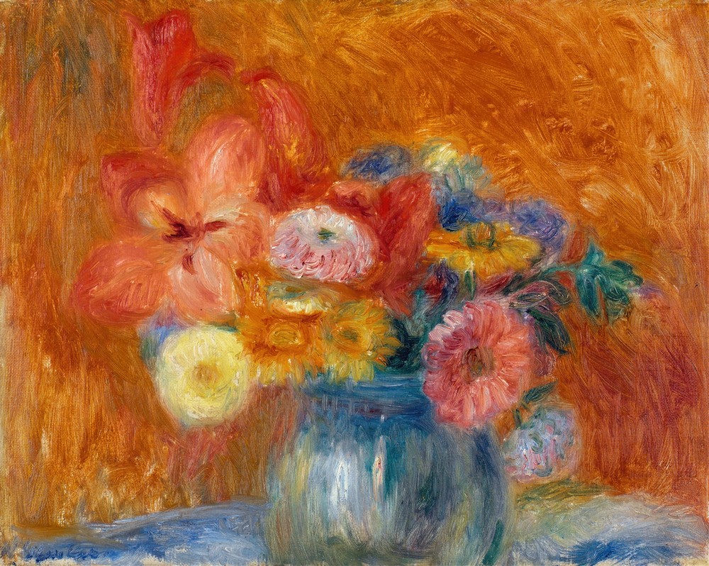 Green Bowl of Flowers (c. 1916)