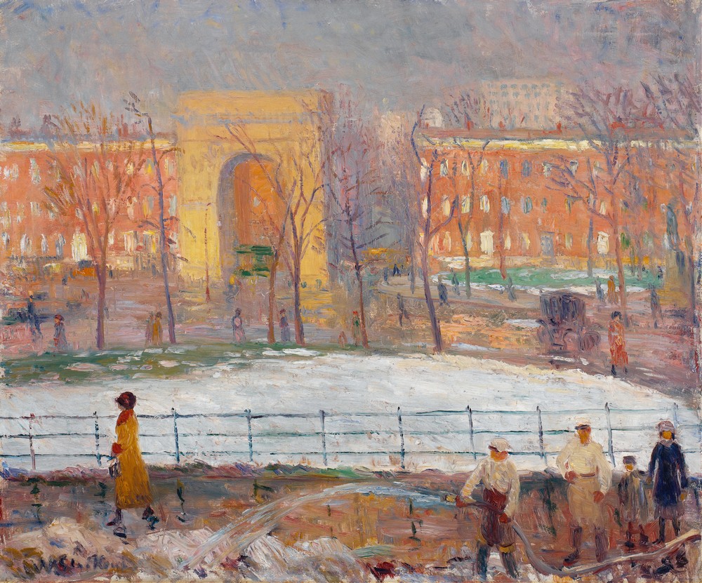 Street Cleaners, Washington Square (c. 1910)