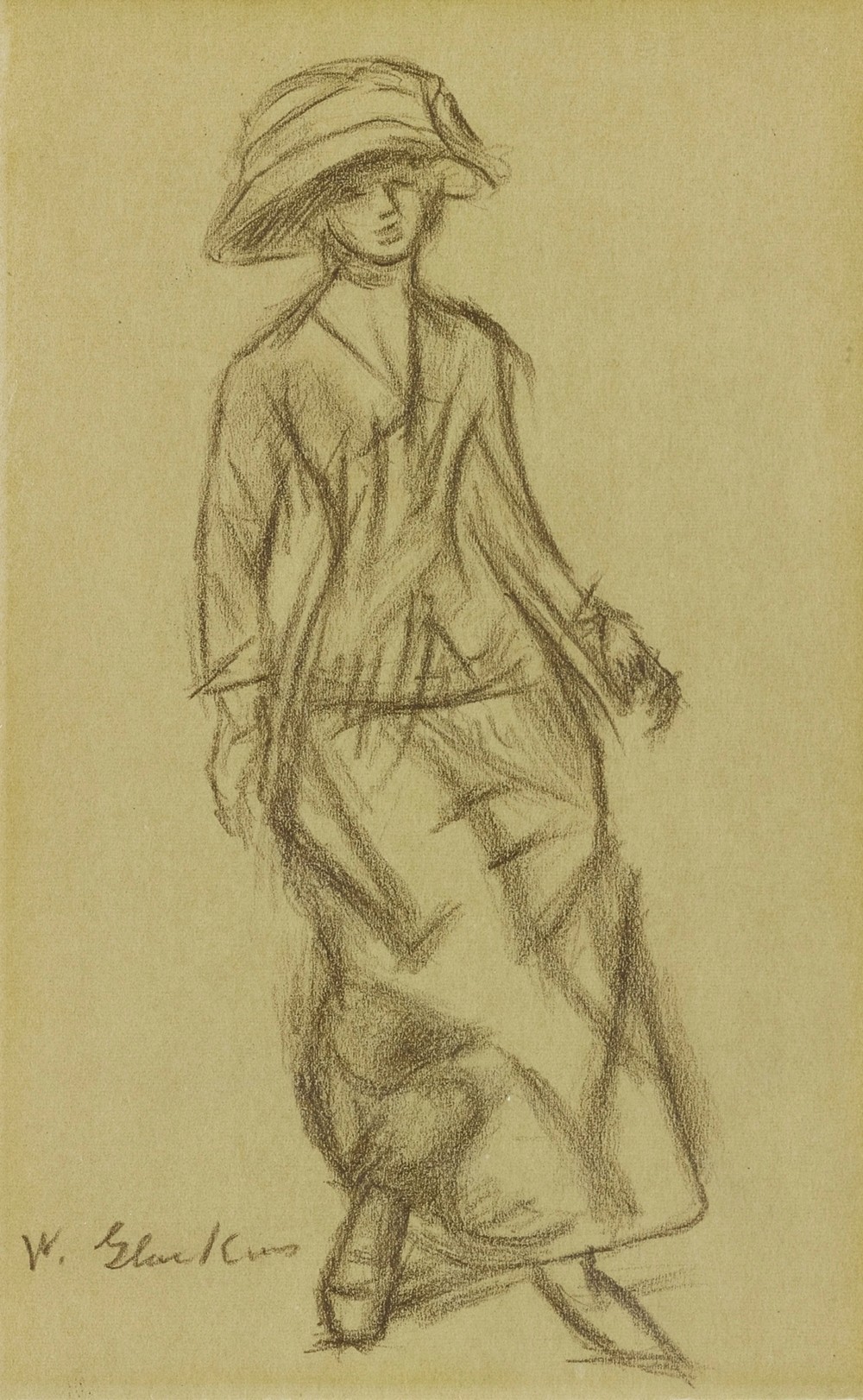 Woman Walking (circa 1903)