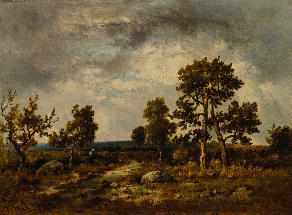 Path Near the Pond of Vipers, Fontainebleau Forest (c. 1860s)