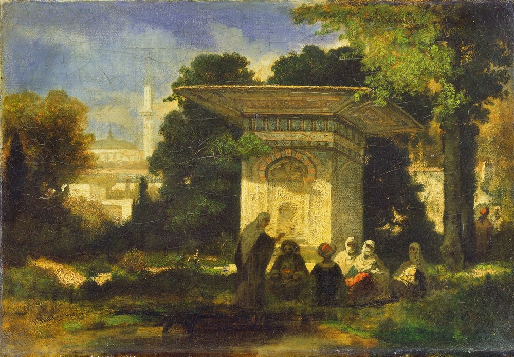 A Turkish Fountain (probably late 1840s)