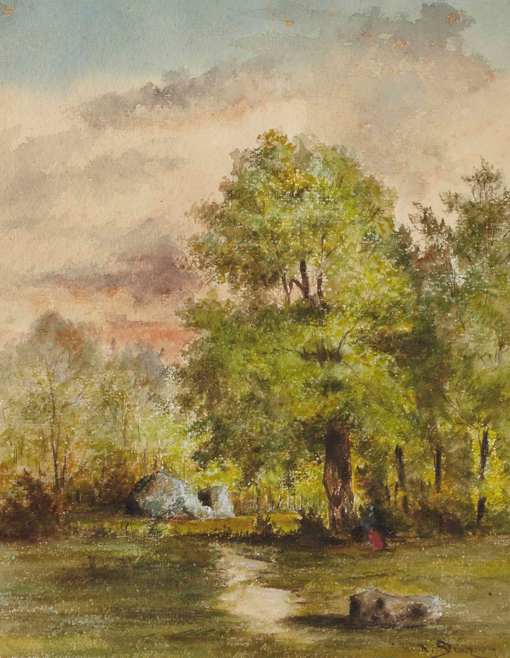 Vue d’une clairière
