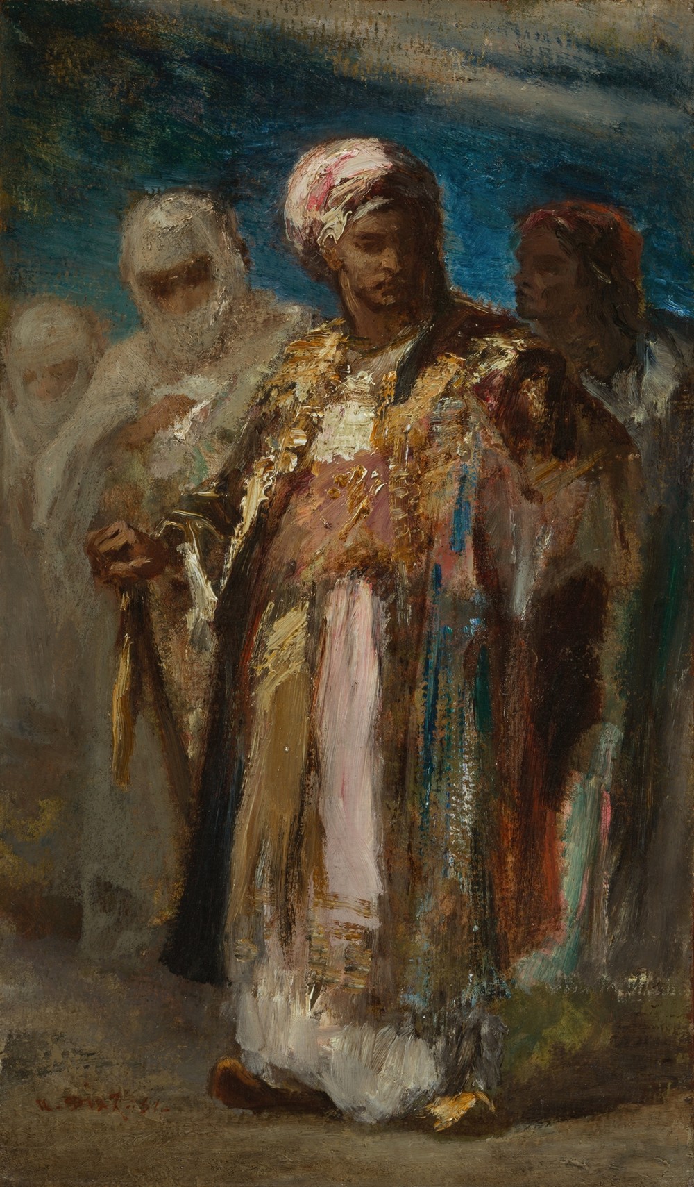 Men in Oriental Costumes (circa 1845)