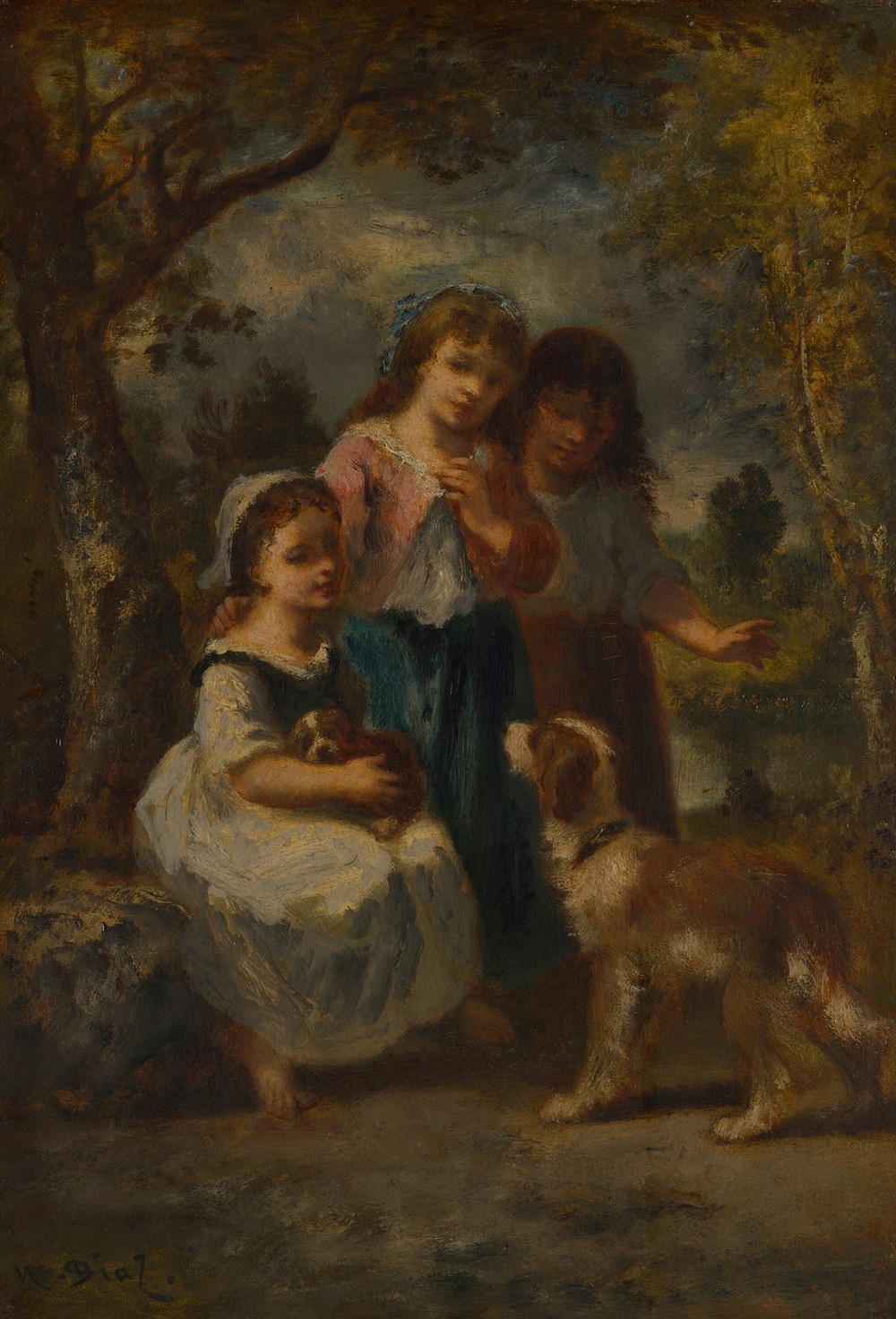Three Little Girls (c. 1870)