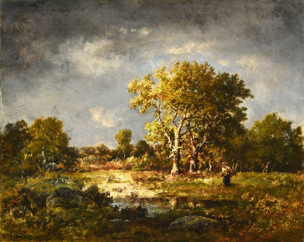 Une clairière (ca 1870)
