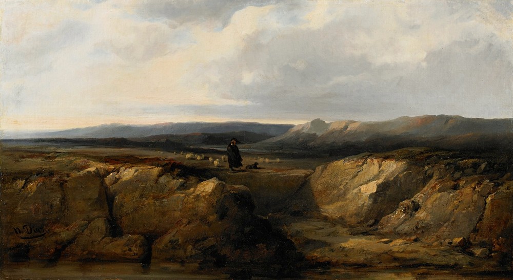 The Shepherd and his Flock (1860s)