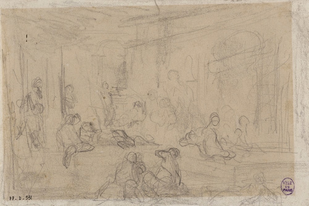 Croquis pour un tableau