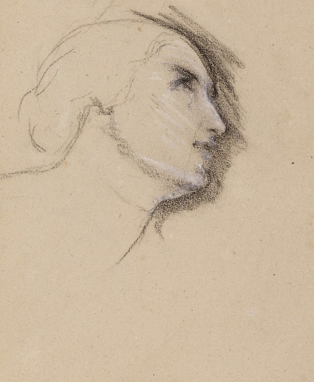 Etude de tête de femme