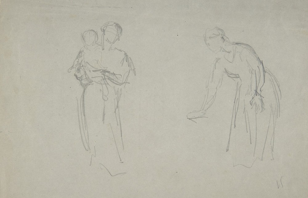 Mother and Child and a Female Figure (19th century)