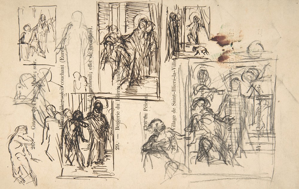 Studies for a figure composition (1820–76)