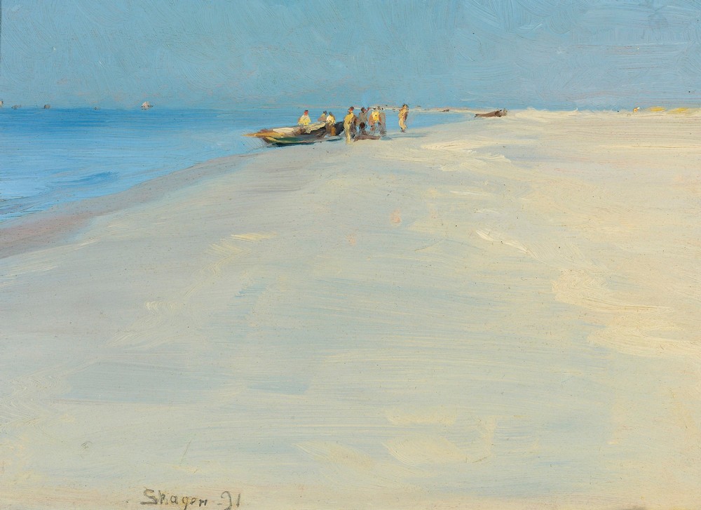Fishermen On The Beach At Skagen