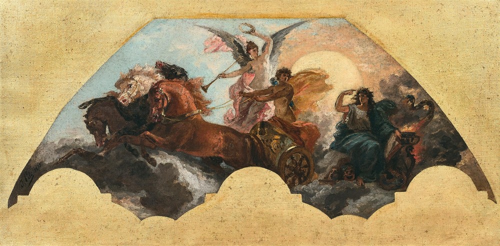 Le triomphe d’Apollon, projet pour le décor de l’opéra Garnier