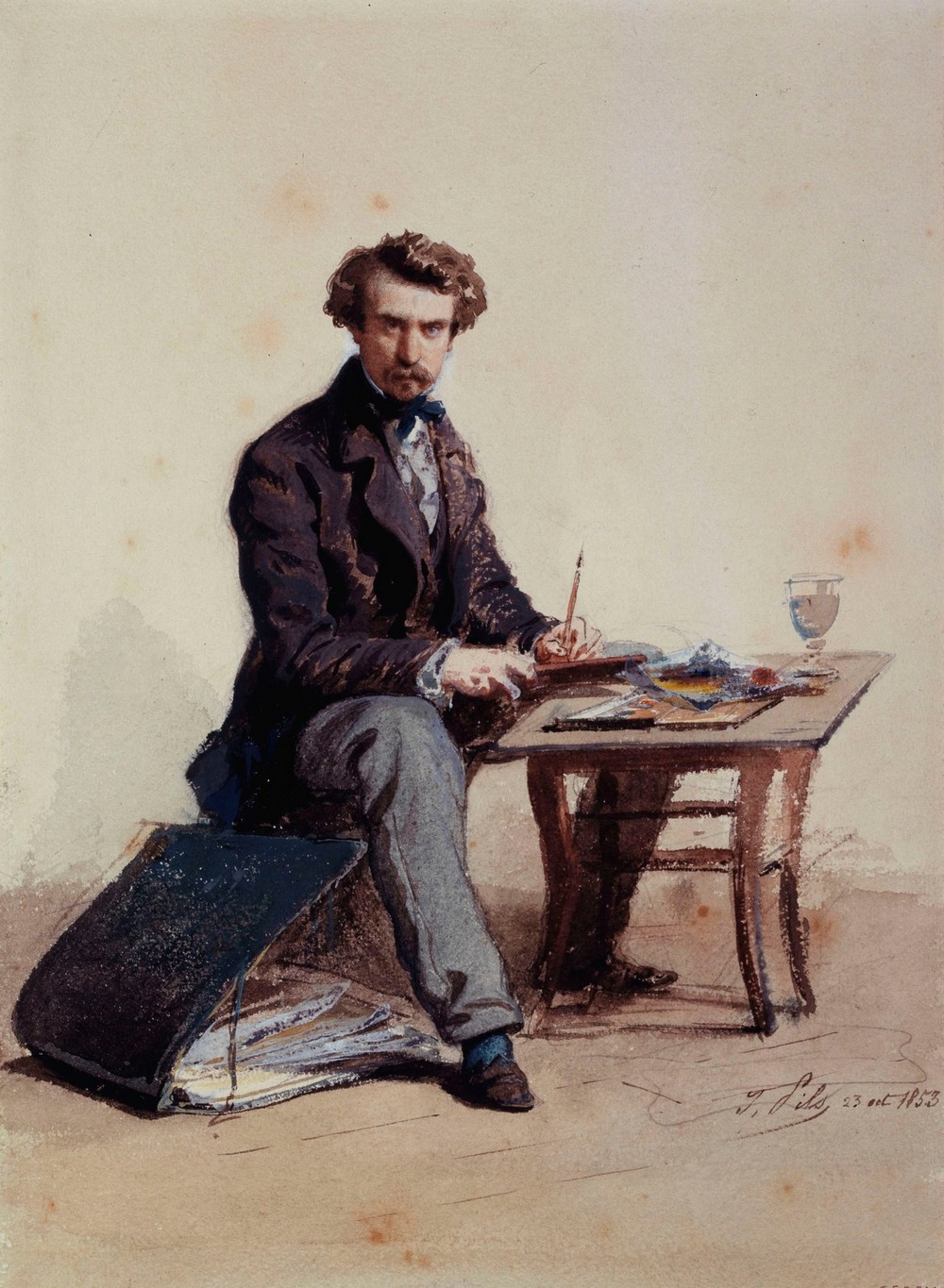 Portrait de l’artiste.