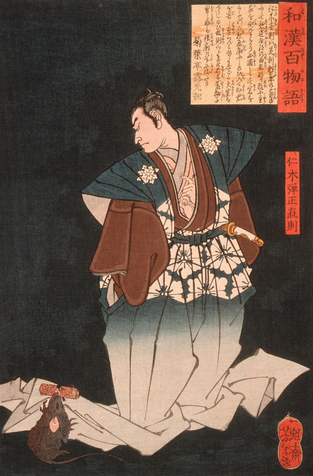 Nikki Danjō Naonori Changing into a Rat
