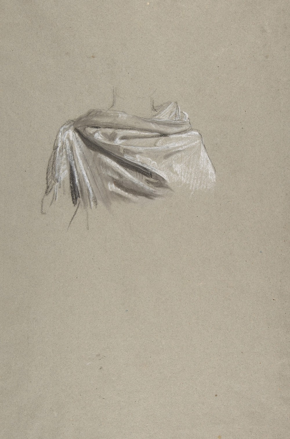 Drapery Study for Soldier (19th century)