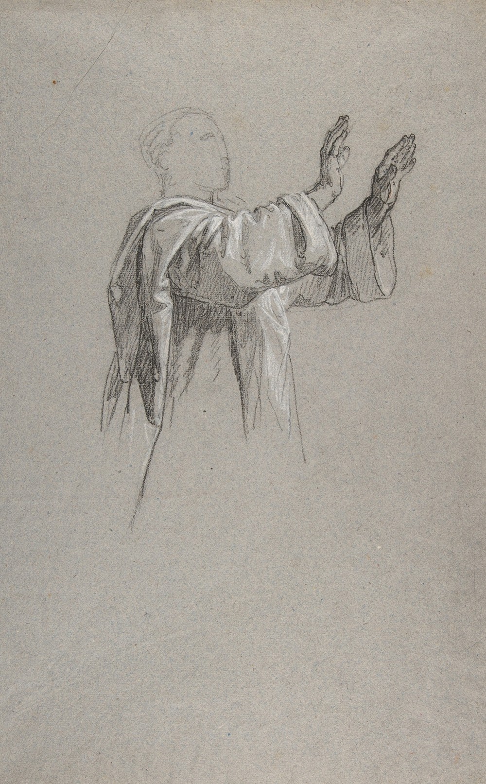 Cleric with Raised Arms (19th Century)