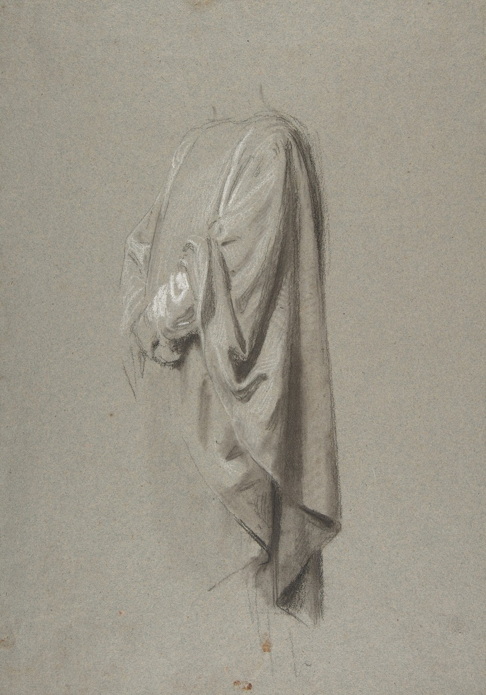 Drapery Study for a Cleric (19th Century)