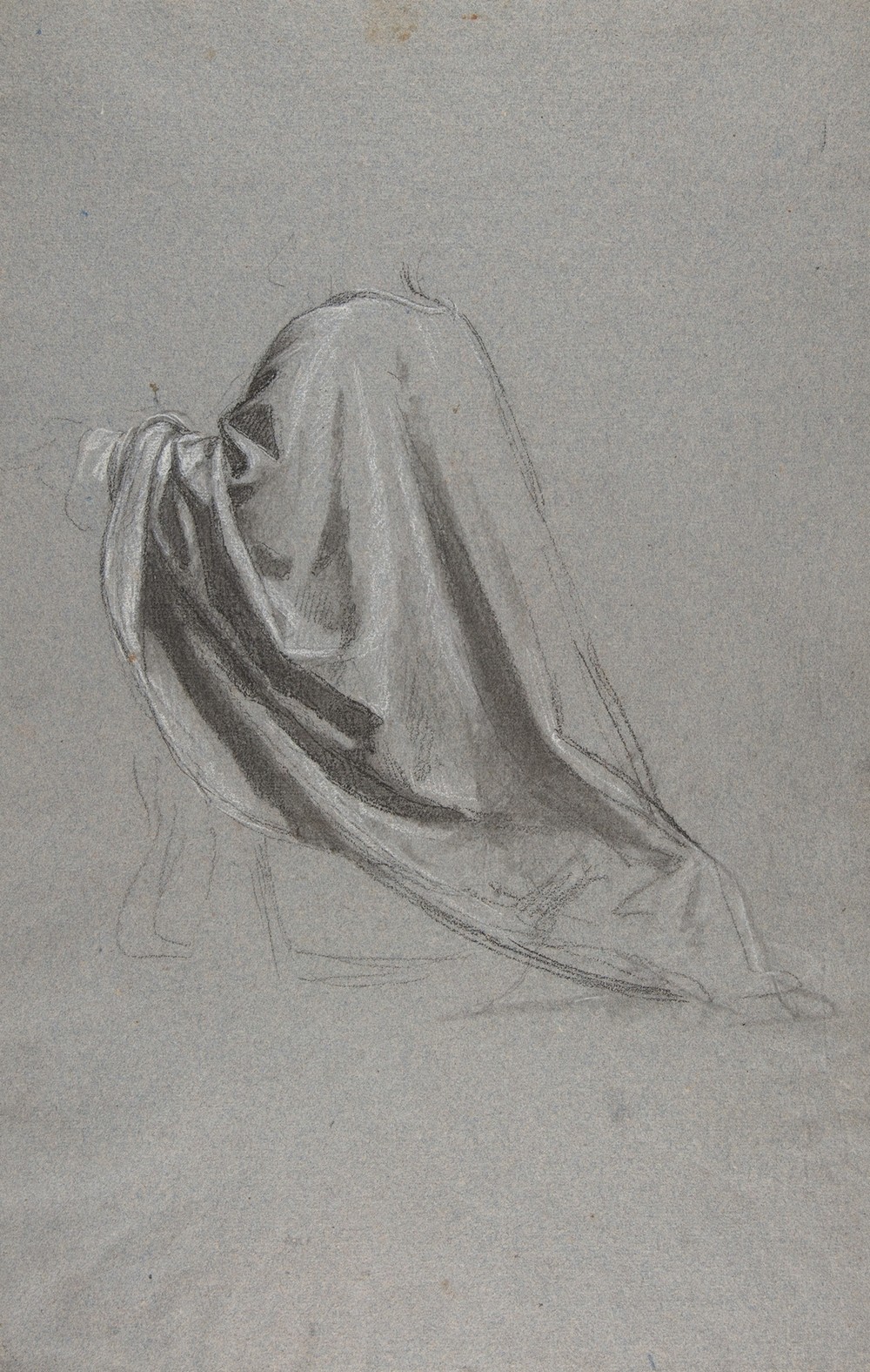 Drapery Study for a Bishop (19th Century)