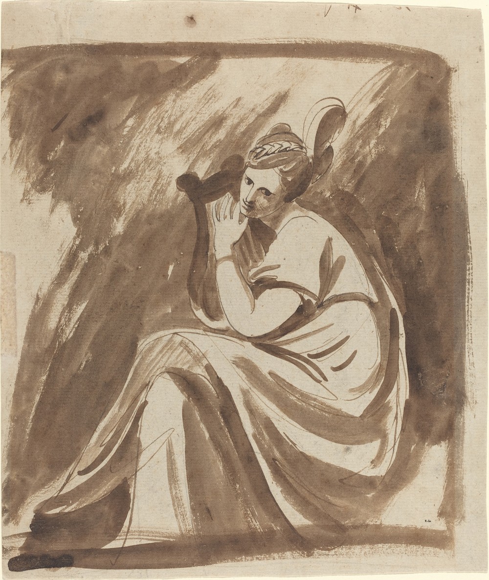 Lady Hamilton Playing a Lyre (c. 1785)