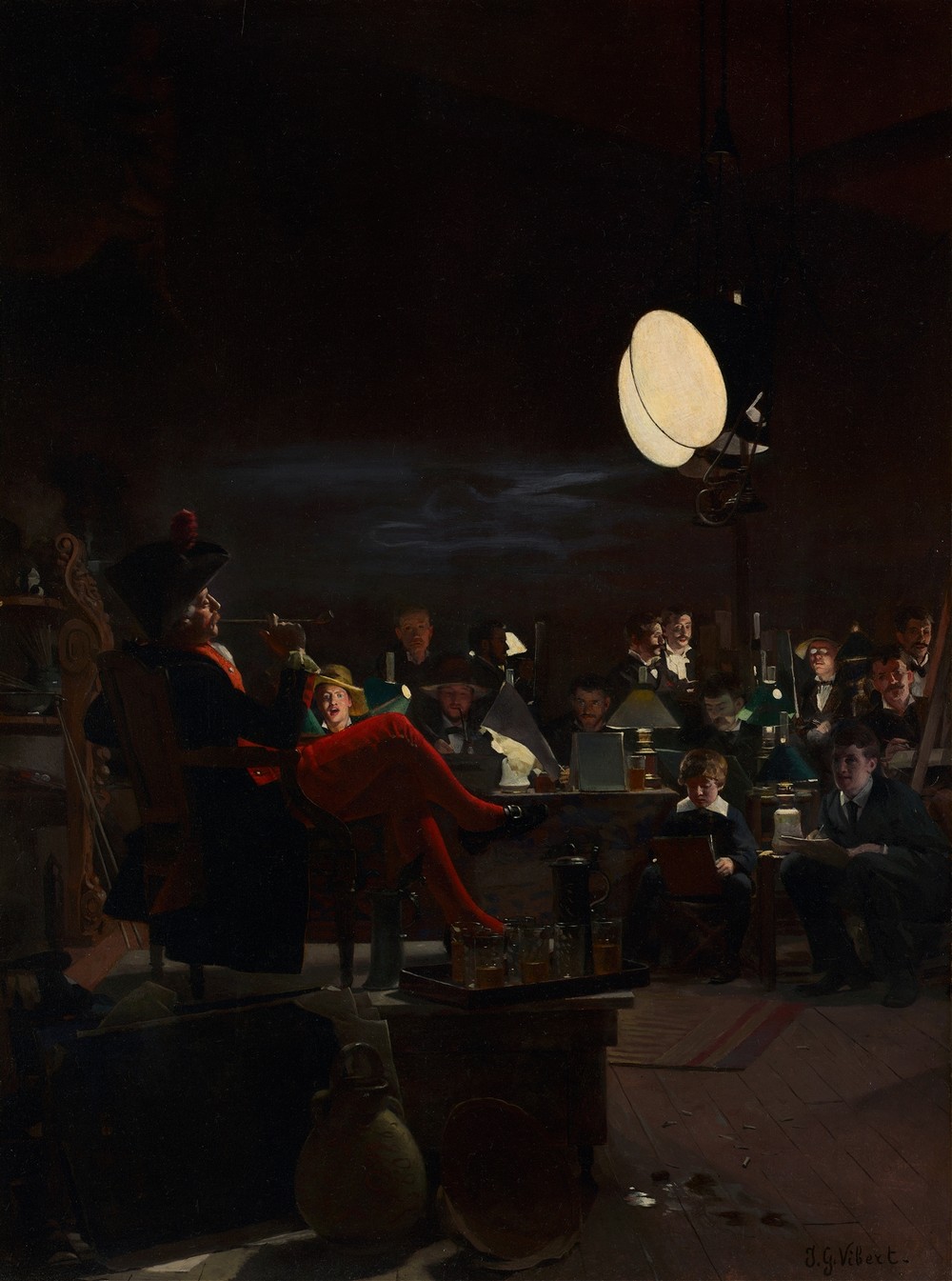 A Night Class (c. 1881)