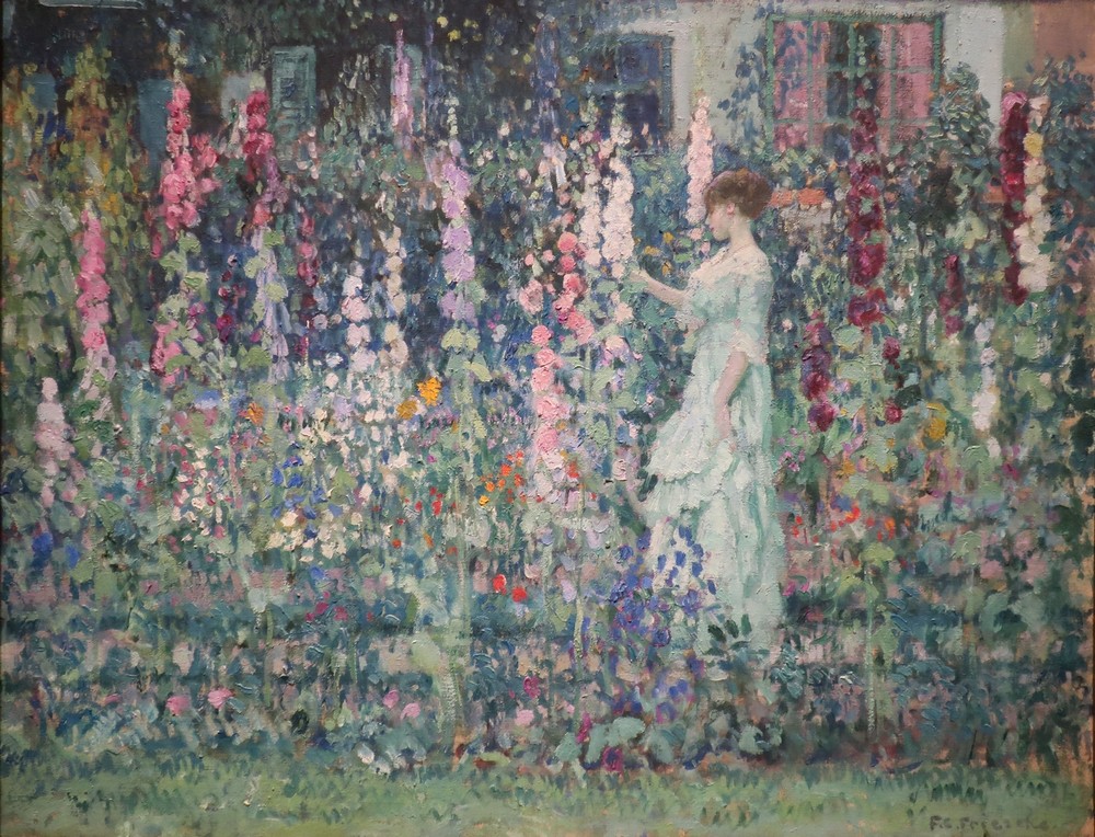 Hollyhocks (by 1911)
