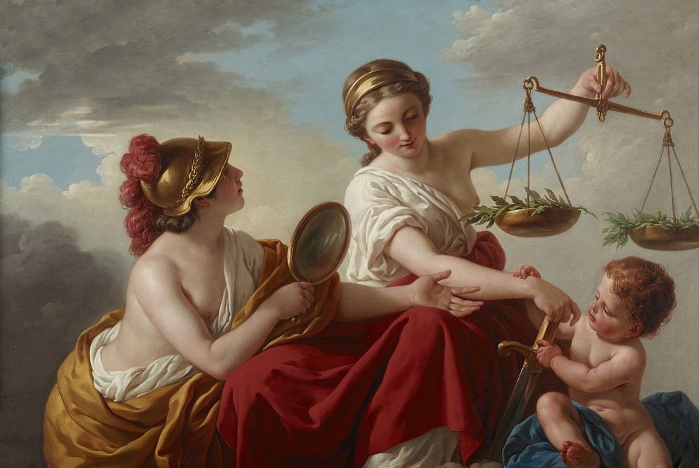 Justice Disarmed by Innocence and Applauded by Prudence