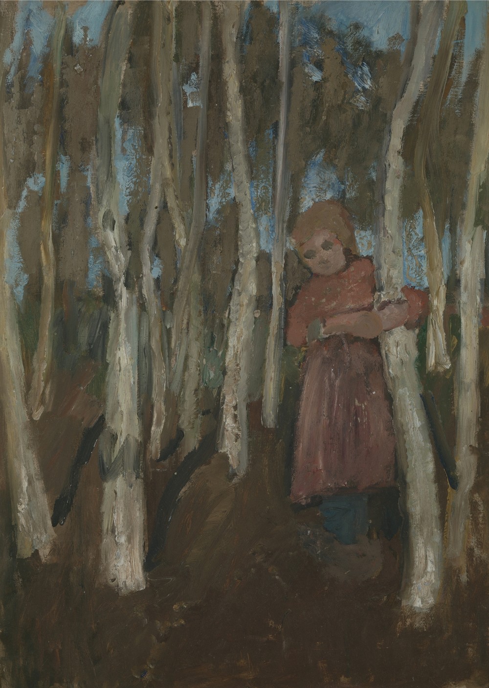 Girl in a Birch Forest (circa 1903)
