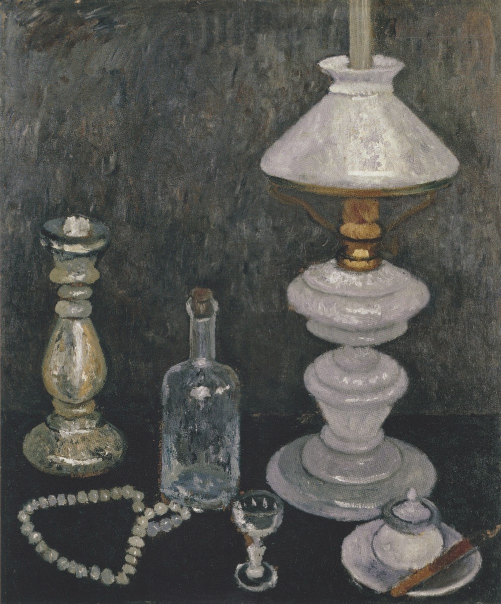 Stillleben mit Gaslampe (circa 1906)