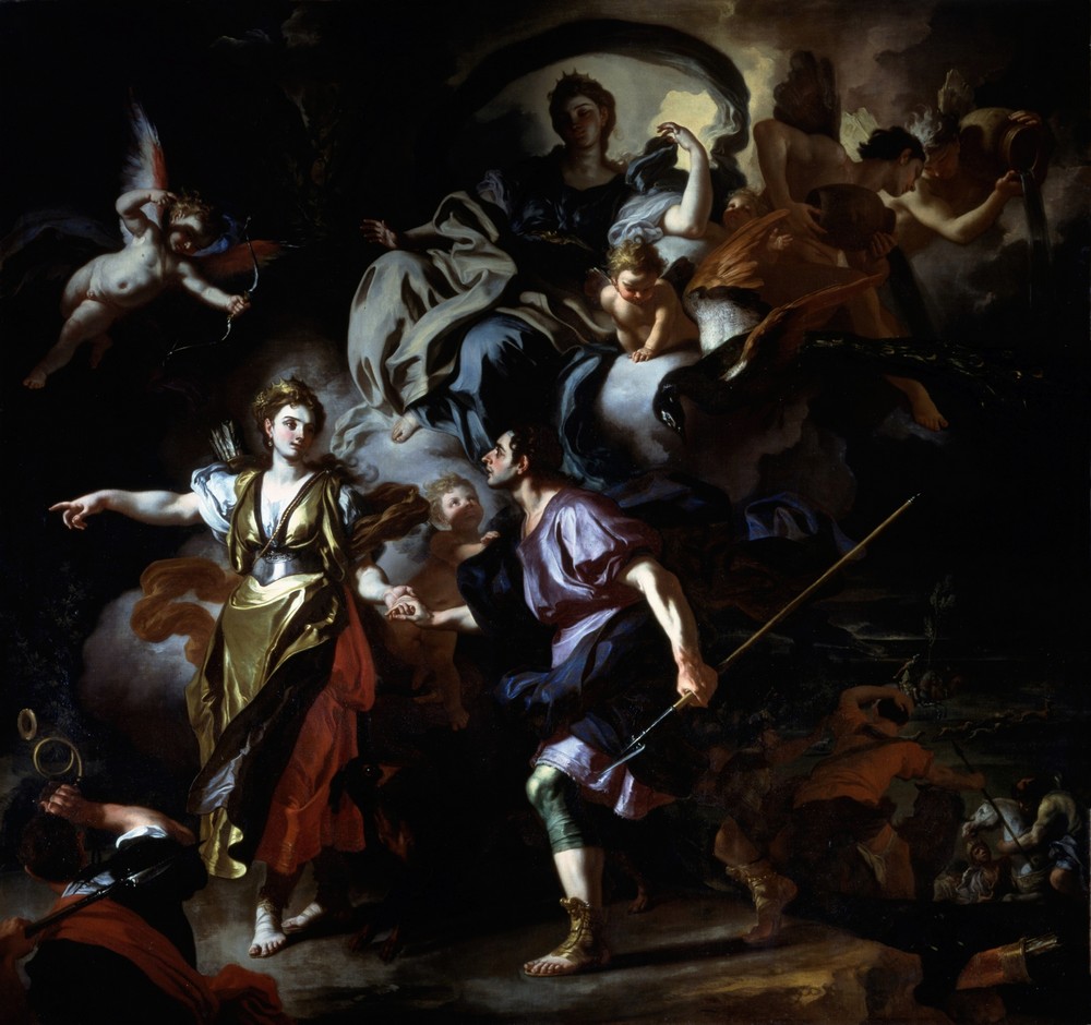 The Royal Hunt of Dido and Aeneas (circa 1712)