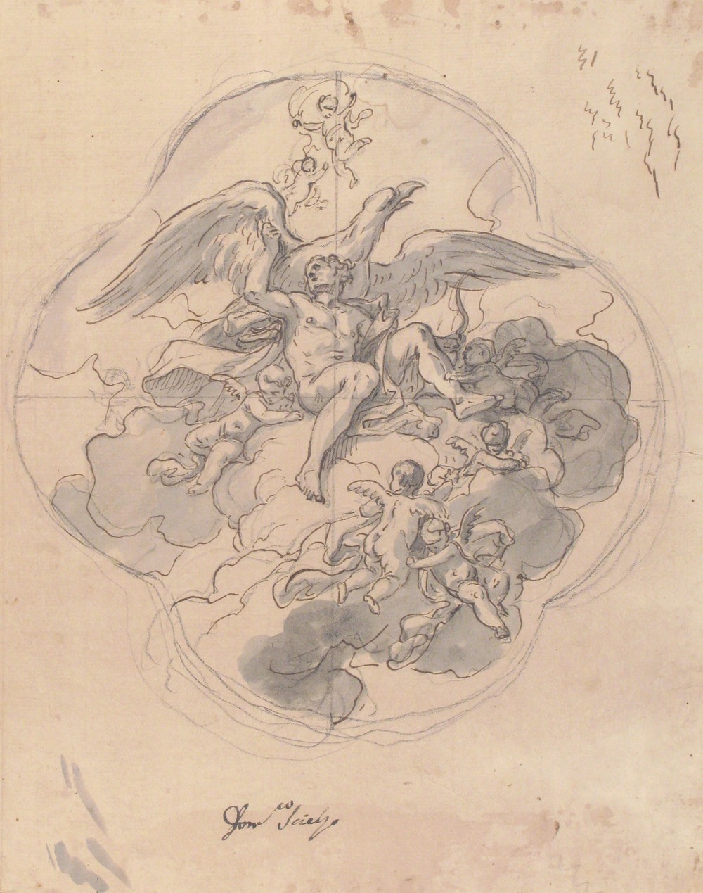 Jupiter with his Eagle