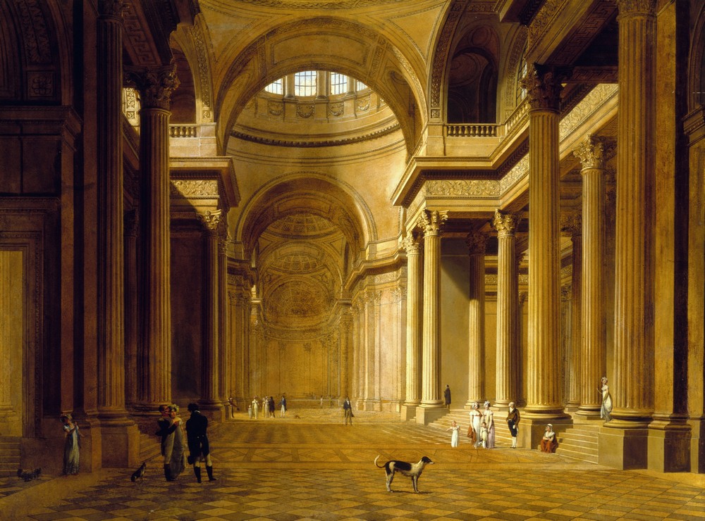 Vue Intérieure Du Panthéon